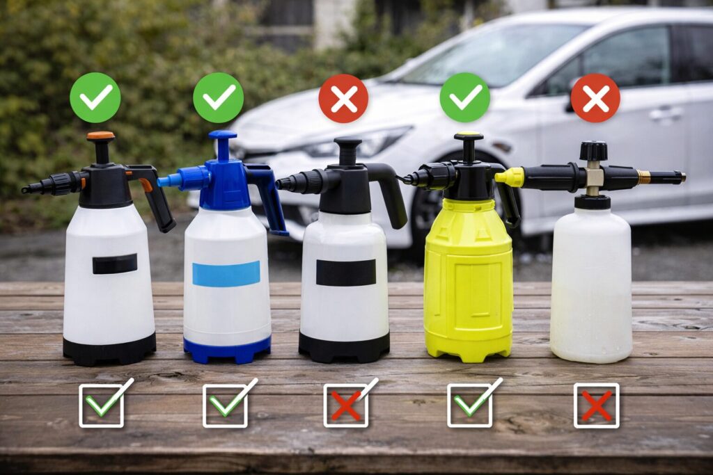 洗車フォームガン比較