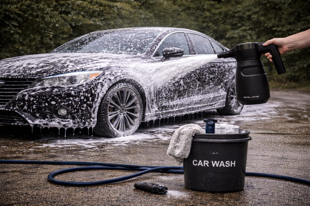 プレウォッシュ洗車での圧倒的評価